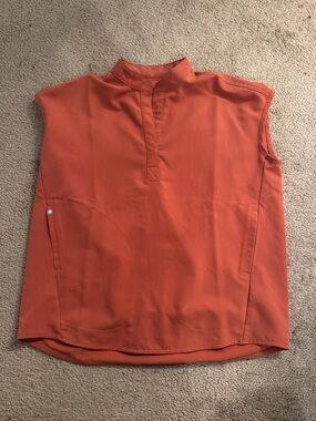 FIGS Rafaela Scrub Top - TERRACOTTA XXS